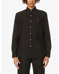 Polo Ralph Lauren - Pony-embroidered Custom-fit Garment-dyed Cotton Oxford Shirt - Lyst