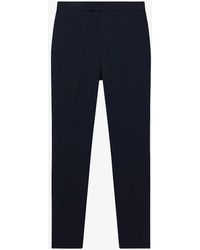 Reiss - Found Slim-leg Mid-rise Stretch-woven Trousers - Lyst