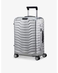 Samsonite - Lite-box Alu Spinner Hard Case 4 Wheel Cabin Suitcase 55cm - Lyst