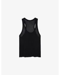 Zadig & Voltaire - Scoop-Neck Modal Vest Top - Lyst