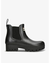 Barbour - Halton Round-Toe Rubber Wellington Boots - Lyst