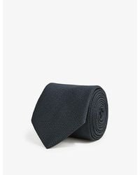 Reiss - Ceremony Textured Silk Tie - Lyst