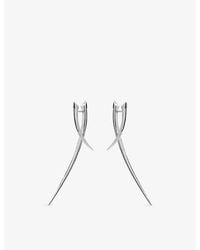 Shaun Leane - Sabre Cross-Over Sterling- Earrings - Lyst