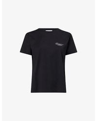 Givenchy - Logo-Print Round-Neck Cotton-Jersey T-Shirt - Lyst