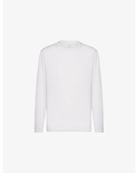 BOGGI - Crewneck Long-Sleeve Cotton T-Shirt - Lyst