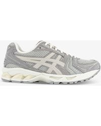 Asics - Gel-kayano 14 Leather And Mesh Mid-top Trainers - Lyst