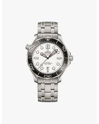 Omega - 210.30.42.20.04.001 Seamaster Diver 300M Steel Self-Winding Watch - Lyst