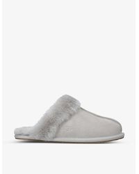 UGG - Scuffette Ii Suede And Sheepskin Slippers - Lyst