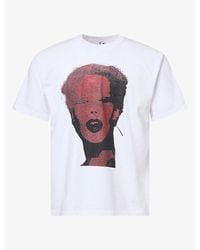 Basket Case - Cocoon Graphic-Print Cotton T-Shirt - Lyst
