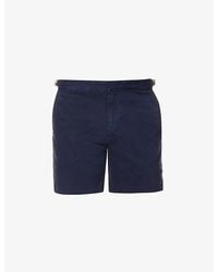 Orlebar Brown - Bulldog Stretch-Cotton Swim Shorts - Lyst