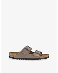 Birkenstock - Arizona Two-Strap Faux-Leather Sandals - Lyst