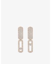 Messika - Imperial Move Small 18Ct And 0.70Ct Diamond Earrings - Lyst