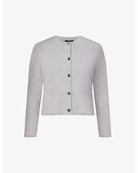 Theory - Relaxed-fit Wool And Cashmere-blend Cardigan - Lyst