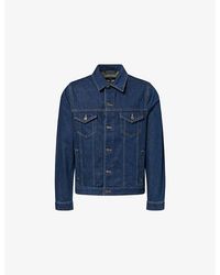 7 For All Mankind - Perfect Long-Sleeve Denim Jacket - Lyst