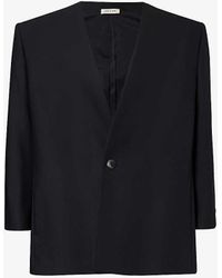 Fear Of God - Lapelless Relaxed-fit Wool Blazer - Lyst