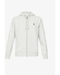 Polo Ralph Lauren - Long-sleeved Double-knit Relaxed-fit Jersey Hoody X - Lyst