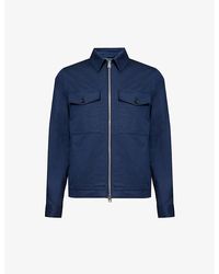 PS by Paul Smith - Regular-fit Flap-pocket Cotton-blend Overshirt - Lyst
