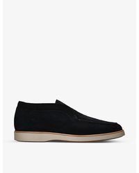 Magnanni - Vy Paraiso Tonal-stitching Suede Mid-top Loafers - Lyst