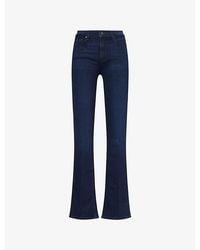 PAIGE - Manhattan Boot Slim-Fit Stretch-Denim Blend Jeans - Lyst