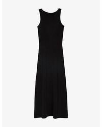 The Kooples - Chain Boat-Neck Stretch-Mesh Maxi Dress - Lyst
