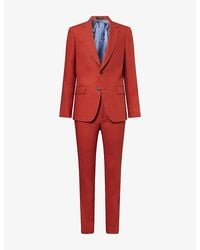 Paul Smith - Single-Breasted Notch-Lapel Linen Suit - Lyst