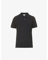Sunspel - Short-Sleeved Cotton- Piqué Polo Shirt - Lyst