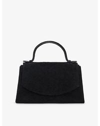 Phase Eight - Top Handle Suede Bag - Lyst