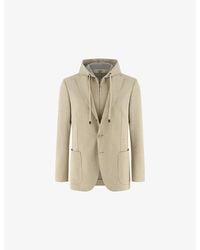 BOGGI - Madison Removable-Hood Stretch-Jersey Jacket - Lyst