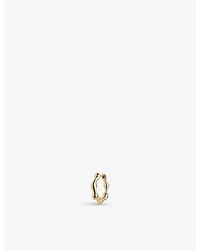 Maria Black - Milla 22ct Yellow Gold-plated Sterling Silver huggie Hoop Earring - Lyst