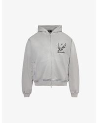Represent - Icarus Graphic-print Cotton-jersey Hoody - Lyst