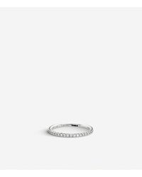 De Beers Womens Aura White-gold And Diamond Band Ring 54mm - Multicolor