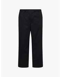 A Bathing Ape - Bape Easy Wide-Leg Cotton-Poplin Trousers - Lyst