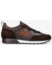Magnanni - Murgon Mica No-lace Leather Low-top Trainers - Lyst