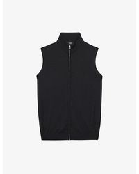 Reiss - Leeds Sleeveless Regular-Fit Wool Gilet - Lyst