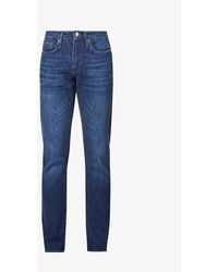 FRAME - L'homme Slim-fit Slim-leg Cotton-blend Denim Jeans - Lyst