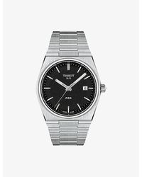Tissot - Prx Stainless-Steel Quartz Watch - Lyst