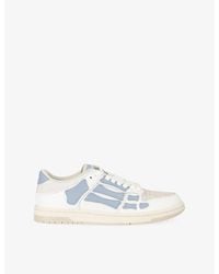 Amiri - Skel Leather Trainers - Lyst