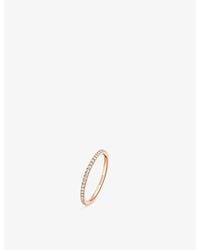 Messika - Gatsby Small Wedding 18Ct And 0.26Ct Diamond Ring - Lyst