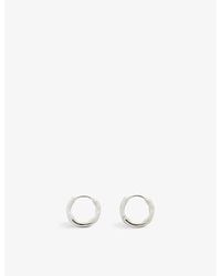 Monica Vinader - Mv Siren Muse Sterling- Huggie Hoop Earrings - Lyst