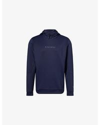 Castore - Pewter Flex Logo-Embroidered Stretch-Jersey Hoody - Lyst