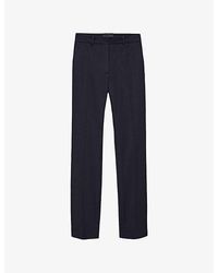 JOSEPH - Coleman Slim-Fit Stretch-Woven Trousers - Lyst