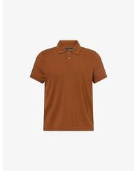 dunhill - Short-Sleeves Regular-Fit Cotton And Silk Polo Shirt - Lyst