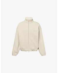 Fear Of God - Logo-Embroidered Fleece Cotton-Blend Track Jacket - Lyst