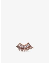 Kismet by Milka - Winged 0.16Ct Diamond Stud Earring - Lyst