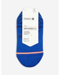 Stance Super Invisible 2.0 Combed Cotton Socks - Blue