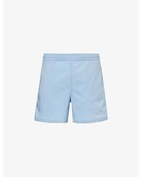 Represent - Brand-embroidered Regular-fit Cotton-blend Shorts - Lyst