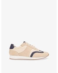 LK Bennett - Sport Runner Suede And Nylon Low-Top Trainers - Lyst