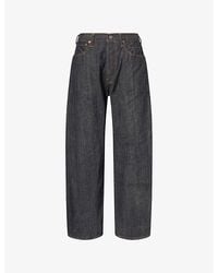 Visvim - Social Sculpt Straight-Leg Denim Selvedge Jeans - Lyst