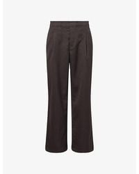 Our Legacy - Leisure Pleat Wide-Leg Wool Trousers - Lyst