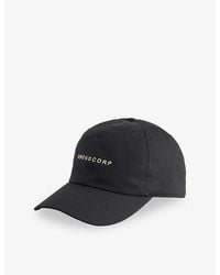 Rick Owens - Brand-Embroidered Panelled Stretch-Cotton Baseball Cap - Lyst